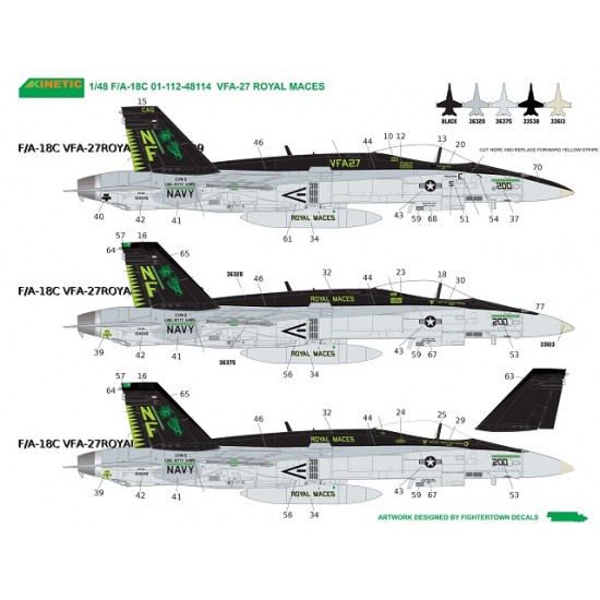 1/48 F/A-18C Hornet VFA-27 Royal Maces 1/48 F/A-18C Hornet VFA-27 Royal Maces