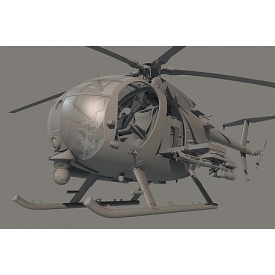 1/35 US AH-6J Little Bird Nightstalkers Helicopter