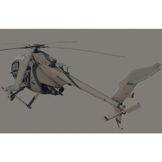 1/35 US AH-6J Little Bird Nightstalkers Helicopter