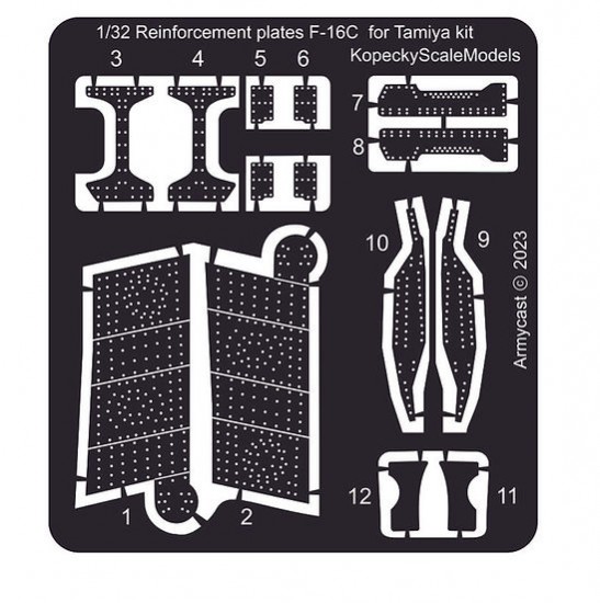 1/32 F-16C Fighting Falcon Barak Block 40 Conversion Set For Tamiya Kits 1/32 F-16C Fighting Falcon Barak Block 40 Conversion Set For Tamiya Kits