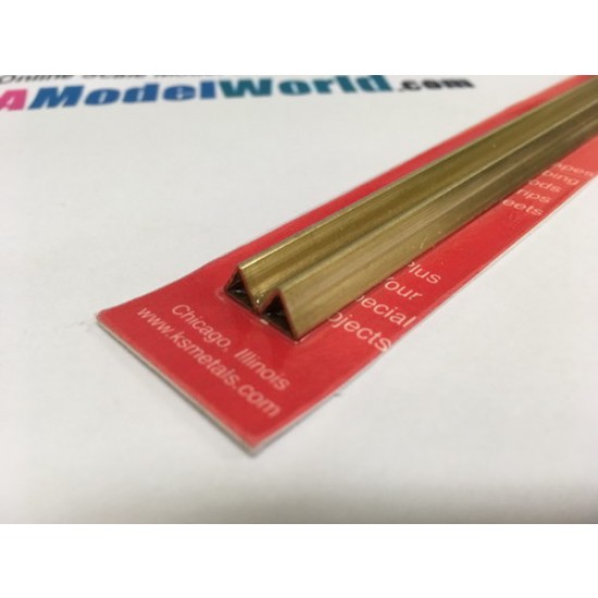 Brass Triangle Tube (height: 6.35mm, length: 304.8mm, 2pcs) Brass Triangle Tube (height: 6.35mm, length: 304.8mm, 2pcs)