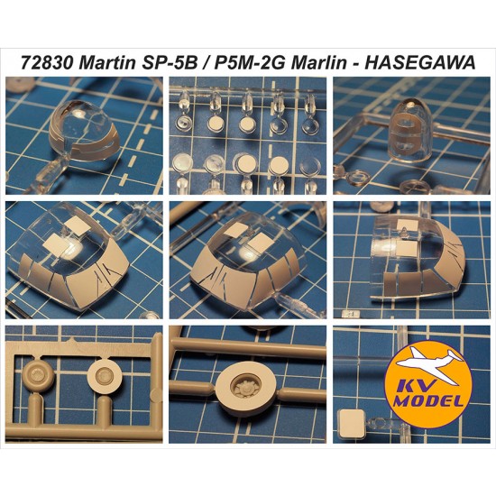 1/72 Martin Sp-5B/P5M-2G Marlin Masking for Hasegawa #02246/00655/K9 1/72 Martin Sp-5B/P5M-2G Marlin Masking for Hasegawa #02246/00655/K9