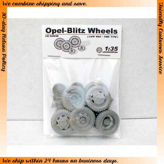 1/35 German Opel-Blitz (Late type) Wheels Set for Italeri kits 1/35 German Opel-Blitz (Late type) Wheels Set for Italeri kits