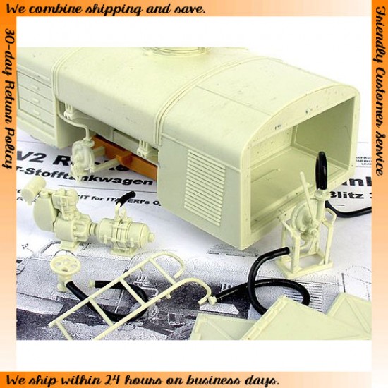 1/35 V2 Rocket T-Stoff Fuel Tanker Conversion for Italeri Opel-Blitz Einheitskoffer #368 1/35 V2 Rocket T-Stoff Fuel Tanker Conversion for Italeri Opel-Blitz Einheitskoffer #368