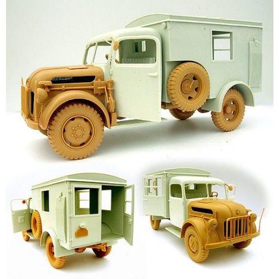 1/35 Steyr Type 1500A Kfz.31 Ambulance Truck Conversion Set for Tamiya kit #35225 1/35 Steyr Type 1500A Kfz.31 Ambulance Truck Conversion Set for Tamiya kit #35225