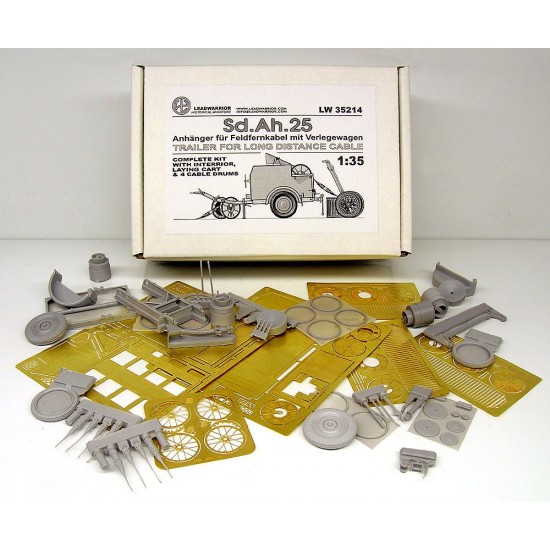 1/35 SdAh.25 Cable Laying Trailer w/Feldfernkabel & Verlegewagen 1/35 SdAh.25 Cable Laying Trailer w/Feldfernkabel & Verlegewagen