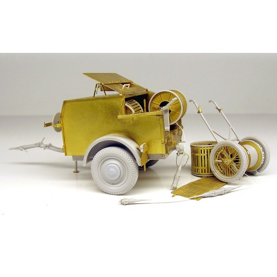 1/35 SdAh.25 Cable Laying Trailer w/Feldfernkabel & Verlegewagen 1/35 SdAh.25 Cable Laying Trailer w/Feldfernkabel & Verlegewagen