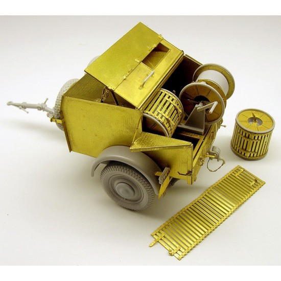 1/35 SdAh.25 Cable Laying Trailer w/Feldfernkabel & Verlegewagen 1/35 SdAh.25 Cable Laying Trailer w/Feldfernkabel & Verlegewagen
