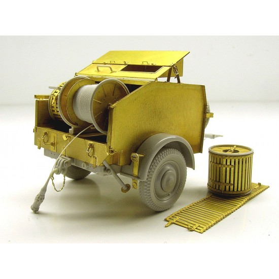 1/35 SdAh.25 Cable Laying Trailer w/Feldfernkabel & Verlegewagen 1/35 SdAh.25 Cable Laying Trailer w/Feldfernkabel & Verlegewagen