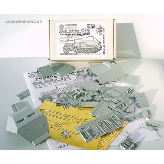 1/35 Feuerleitpanzer fur V-2 Raketen SdKfz.7/3 Conversion Set w/Interior for Dragon #6525 1/35 Feuerleitpanzer fur V-2 Raketen SdKfz.7/3 Conversion Set w/Interior for Dragon #6525