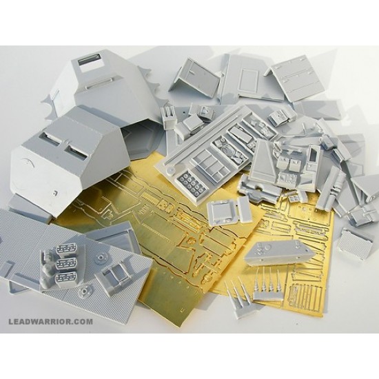 1/35 Feuerleitpanzer fur V-2 Raketen SdKfz.7/3 Conversion Set w/Interior for Dragon #6525 1/35 Feuerleitpanzer fur V-2 Raketen SdKfz.7/3 Conversion Set w/Interior for Dragon #6525