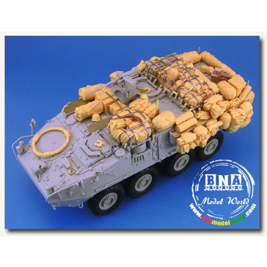 1/35 M1126 Stryker Infantry Carrier Vehicle (ICV) Stowage for Dragon/Trumpeter 1/35 M1126 Stryker Infantry Carrier Vehicle (ICV) Stowage for Dragon/Trumpeter