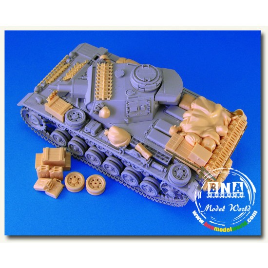 1/35 German Panzer.III SdKfz.141 Stowage set 1/35 German Panzer.III SdKfz.141 Stowage set