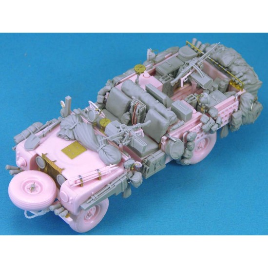 1/35 S.A.S Land Rover Pink Panther Update and Stowage set for Tamiya kit #35076 1/35 S.A.S Land Rover Pink Panther Update and Stowage set for Tamiya kit #35076