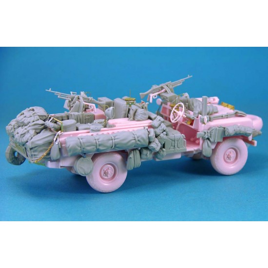 1/35 S.A.S Land Rover Pink Panther Update and Stowage set for Tamiya kit #35076 1/35 S.A.S Land Rover Pink Panther Update and Stowage set for Tamiya kit #35076