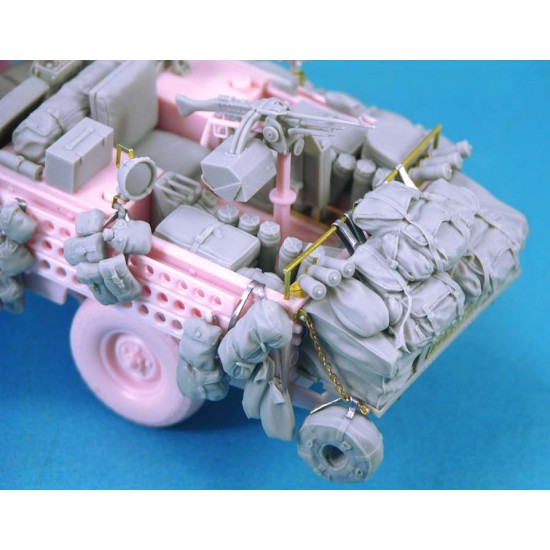 1/35 S.A.S Land Rover Pink Panther Update and Stowage set for Tamiya kit #35076 1/35 S.A.S Land Rover Pink Panther Update and Stowage set for Tamiya kit #35076