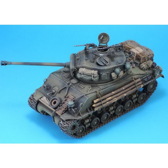 1/35 WWII M4A3e8 Sherman 1945 Update Set w/HVSS Suspension (75 Resin+43 PE) 1/35 WWII M4A3e8 Sherman 1945 Update Set w/HVSS Suspension (75 Resin+43 PE)