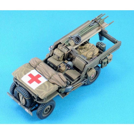 1/35 Willys Ambulance Conversion Set w/Decals (Resin+PE) 1/35 Willys Ambulance Conversion Set w/Decals (Resin+PE)