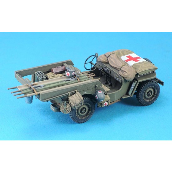 1/35 Willys Ambulance Conversion Set w/Decals (Resin+PE) 1/35 Willys Ambulance Conversion Set w/Decals (Resin+PE)