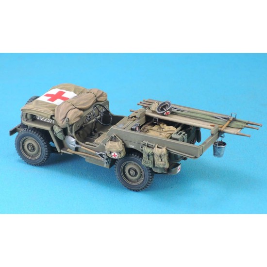 1/35 Willys Ambulance Conversion Set w/Decals (Resin+PE) 1/35 Willys Ambulance Conversion Set w/Decals (Resin+PE)