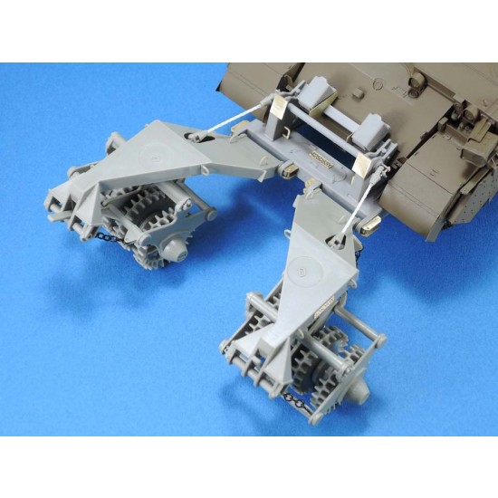 1/35 IDF Puma Nochri Mine Roller Adapter Set for HobbyBoss IDF Puma/Meng Models SPS-021 1/35 IDF Puma Nochri Mine Roller Adapter Set for HobbyBoss IDF Puma/Meng Models SPS-021
