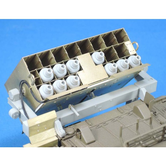 1/35 IDF Carpet Rocket Set for Legend Productions kit #LF1330 (10 Rockets+1 Container) 1/35 IDF Carpet Rocket Set for Legend Productions kit #LF1330 (10 Rockets+1 Container)