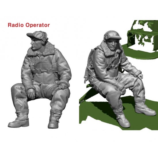 1/32 Boeing B-17 Flying Fortress Crew Set (8 figures) 1/32 Boeing B-17 Flying Fortress Crew Set (8 figures)