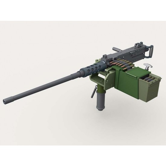 1/35 M2 HMG on Mk.93 Mount w/100rd Ammo Box 1/35 M2 HMG on Mk.93 Mount w/100rd Ammo Box
