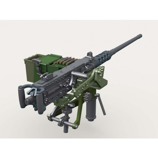 1/35 M2 HMG on Mk.93 Mount w/100rd Ammo Box 1/35 M2 HMG on Mk.93 Mount w/100rd Ammo Box