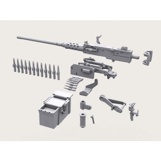1/35 M2 HMG on Mk.93 Mount w/100rd Ammo Box 1/35 M2 HMG on Mk.93 Mount w/100rd Ammo Box