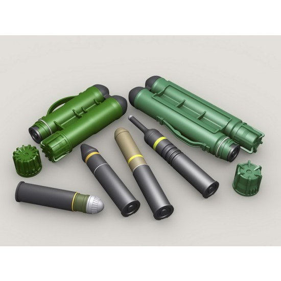 1/35 Carl-Gustaf Twin Containers and Ammunition set 1/35 Carl-Gustaf Twin Containers and Ammunition set