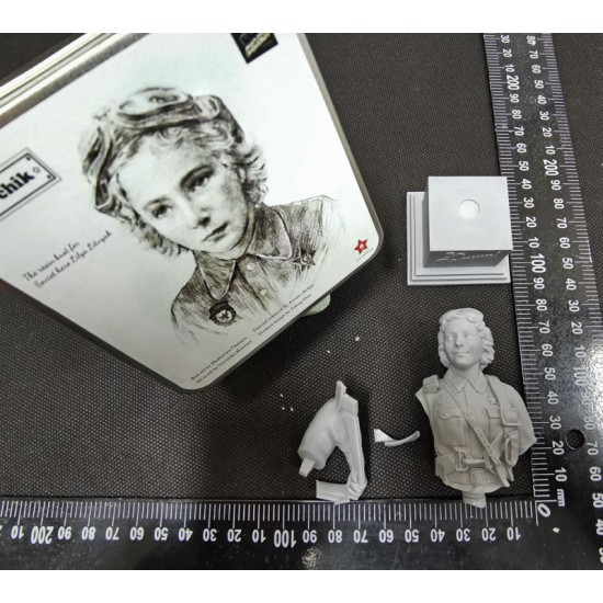 1/10 Soviet Hero Pilot Lydia Litvyak Bust 1/10 Soviet Hero Pilot Lydia Litvyak Bust