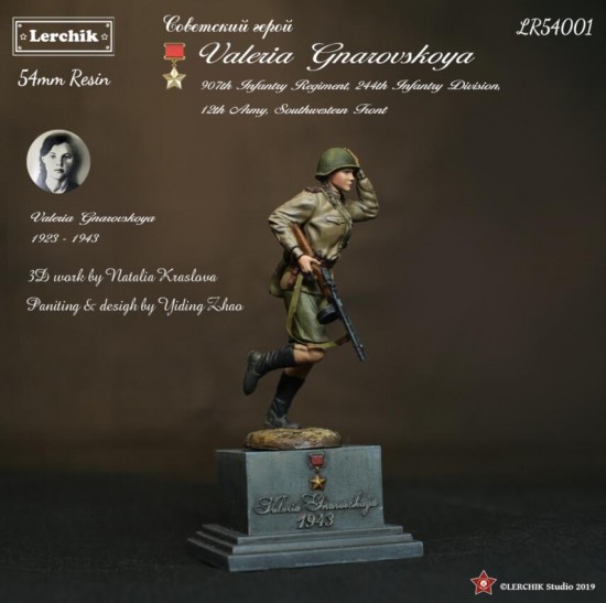 54mm Scale Red Army Nurse - Soviet Hero Valeria Gnarovskaya 54mm Scale Red Army Nurse - Soviet Hero Valeria Gnarovskaya