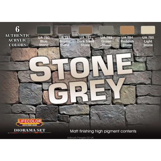 Acrylic Paint Set - Stone Set (6 x 22ml) Acrylic Paint Set - Stone Set (6 x 22ml)