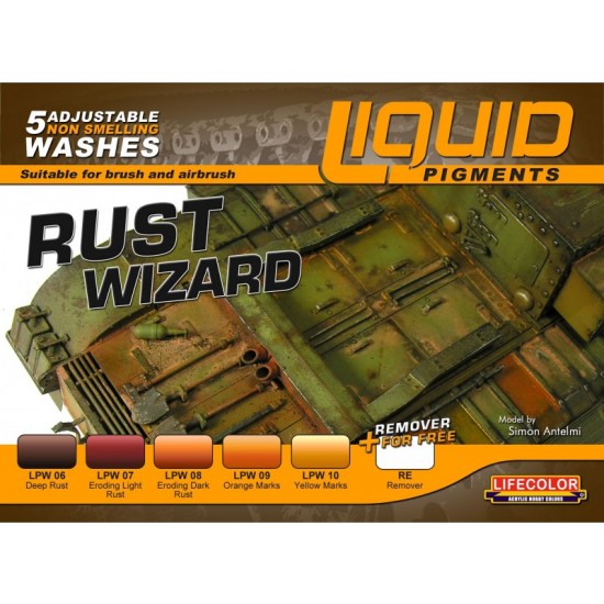 Liquid Pigments - Rust Wizard (5 Adjustable Non-Smelling Washes) Liquid Pigments - Rust Wizard (5 Adjustable Non-Smelling Washes)
