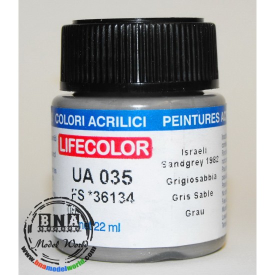 Acrylic Paint - Israeli Sandgrey 1982 (22ml) FS 36134 Acrylic Paint - Israeli Sandgrey 1982 (22ml) FS 36134