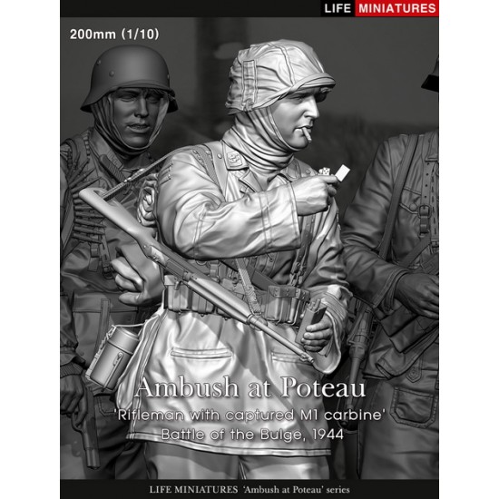 1/10 Ambush at Poteau Rifleman with Captured M1 Carbine