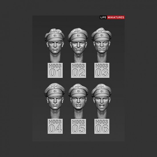1/35 WWII German Heads Set No.3 1/35 WWII German Heads Set No.3
