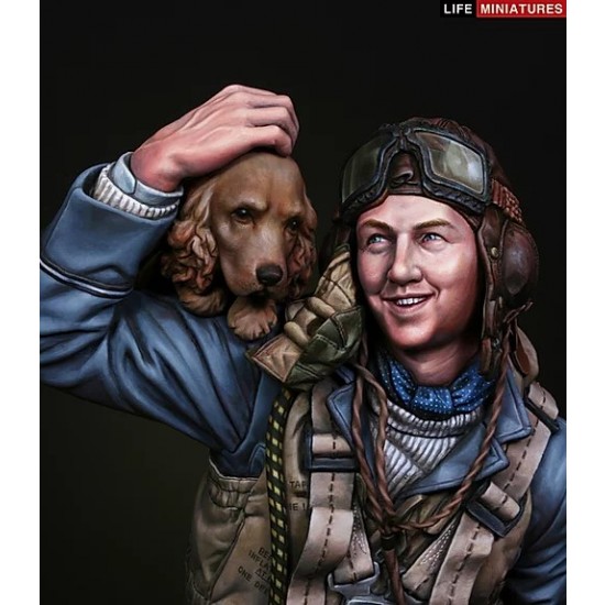 1/10 The Few RAF Fighter Pilot 1940 Battle of Britain Bust 1/10 The Few RAF Fighter Pilot 1940 Battle of Britain Bust