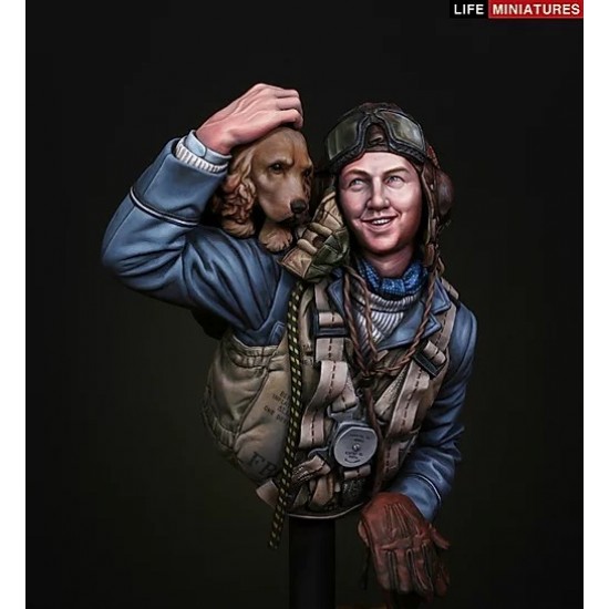 1/10 The Few RAF Fighter Pilot 1940 Battle of Britain Bust 1/10 The Few RAF Fighter Pilot 1940 Battle of Britain Bust