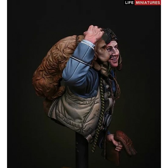 1/10 The Few RAF Fighter Pilot 1940 Battle of Britain Bust 1/10 The Few RAF Fighter Pilot 1940 Battle of Britain Bust