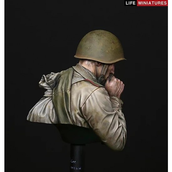 1/10 WWII Young Red Army Infantryman On The Edge of No Mans Land, Battle of Kursk Bust 1/10 WWII Young Red Army Infantryman On The Edge of No Mans Land, Battle of Kursk Bust