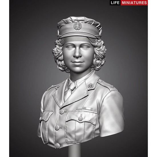 1/10 Princess Elizabeth, 2nd Subaltern in ATS 1945 (resin bust) 1/10 Princess Elizabeth, 2nd Subaltern in ATS 1945 (resin bust)