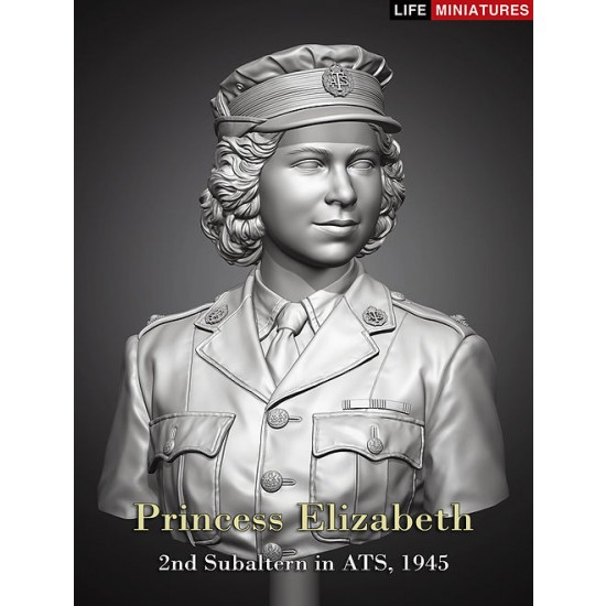 1/10 Princess Elizabeth, 2nd Subaltern in ATS 1945 (resin bust) 1/10 Princess Elizabeth, 2nd Subaltern in ATS 1945 (resin bust)