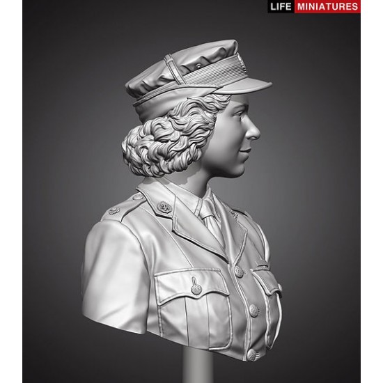 1/10 Princess Elizabeth, 2nd Subaltern in ATS 1945 (resin bust) 1/10 Princess Elizabeth, 2nd Subaltern in ATS 1945 (resin bust)