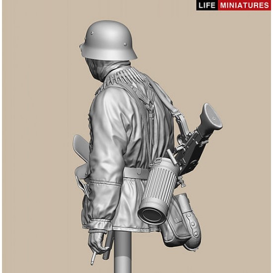 1/10 Ambush at Poteau Bust - MG 42 Gunner of KG Hansen, Battle of the Bulge 1944 1/10 Ambush at Poteau Bust - MG 42 Gunner of KG Hansen, Battle of the Bulge 1944