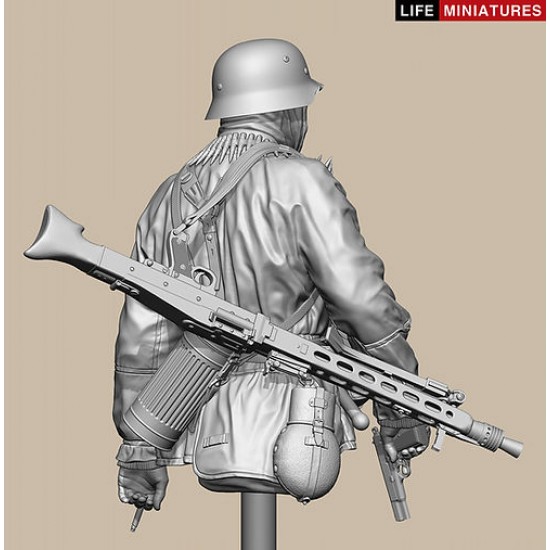 1/10 Ambush at Poteau Bust - MG 42 Gunner of KG Hansen, Battle of the Bulge 1944 1/10 Ambush at Poteau Bust - MG 42 Gunner of KG Hansen, Battle of the Bulge 1944