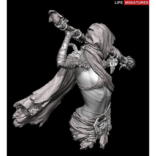 1/12 Zariyah The Necromancer Resin Bust Figure 1/12 Zariyah The Necromancer Resin Bust Figure