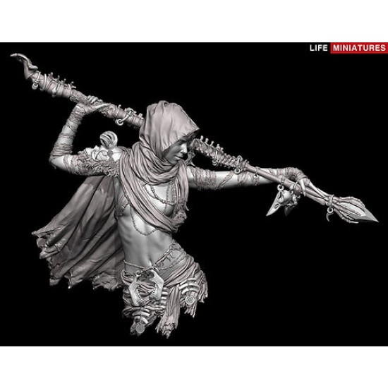 1/12 Zariyah The Necromancer Resin Bust Figure 1/12 Zariyah The Necromancer Resin Bust Figure