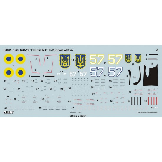 1/48 Ukrainian AF MIG-29 9-13 Ghost of Kiev Digital Camouflage [Limited Edition]